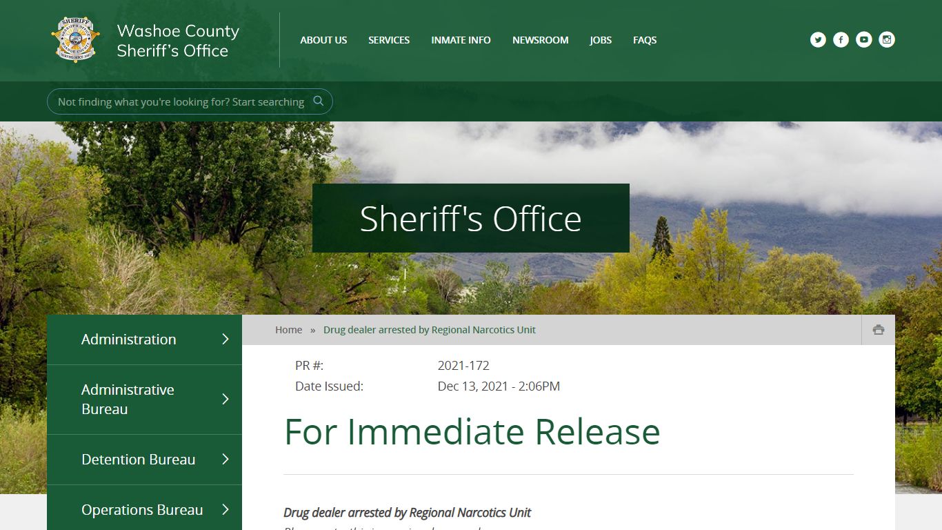 Sheriff's Office - washoesheriff.com